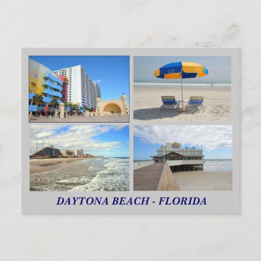 Carte Postale Daytona Beach Floride (Devant)