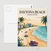 Carte Postale Daytona Beach Floride (Devant / Derrière)