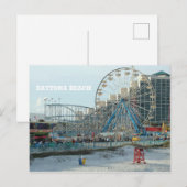 Carte Postale Daytona Beach, Floride (Devant / Derrière)