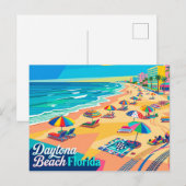 Carte Postale Daytona Beach Floride (Devant / Derrière)