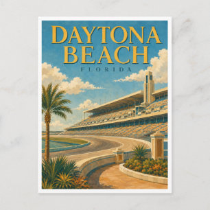 Carte Postale Daytona Beach Floride Speedway GeoSaga