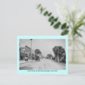 Carte Postale Daytona Beach Floride vers 1900 scène de rue (Debout devant)