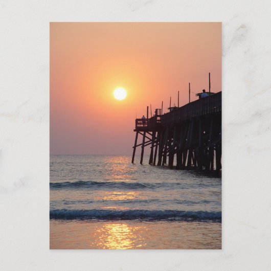 Carte postale Daytona Beach Sunglow Pier Sunrise (Devant)