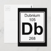 Carte Postale Db - Dubnium (Devant / Derrière)