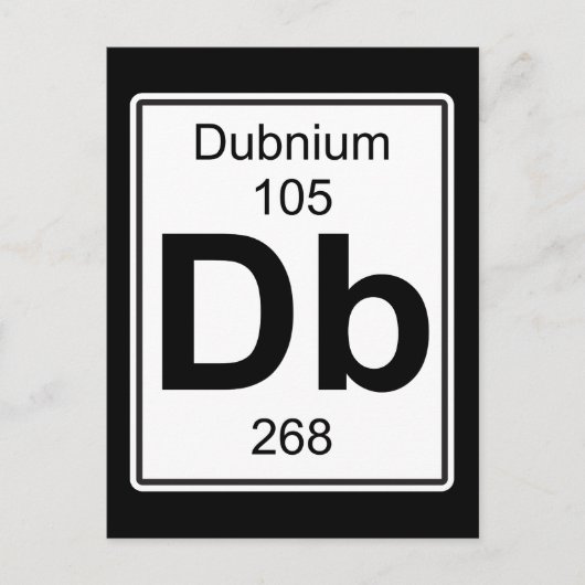 Carte Postale Db - Dubnium (Devant)