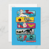 Carte Postale DC League of Super-Pets Panels (Devant / Derrière)