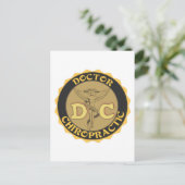 CARTE POSTALE DC LOGO - MÉDECIN CHIROPRACTIQUE CADUCEUS (Debout devant)