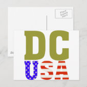 CARTE POSTALE DC USA ! (Devant / Derrière)