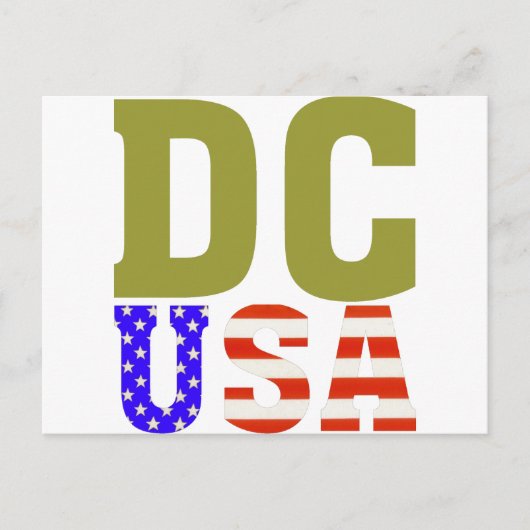 CARTE POSTALE DC USA ! (Devant)