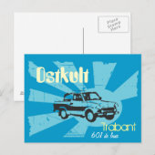 Carte Postale DDR Design Trabbikult (Devant / Derrière)