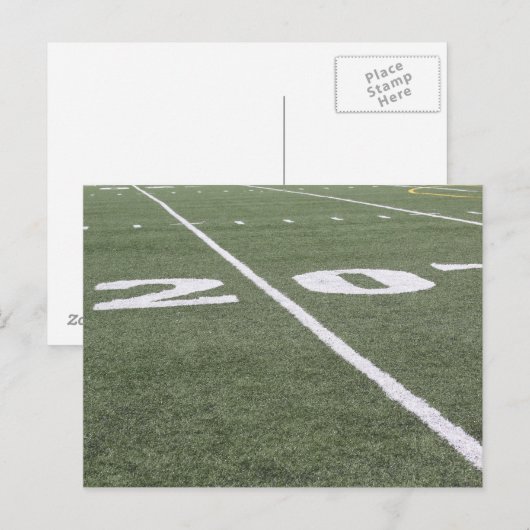 Carte postale de 20 lignes (Devant / Derrière)