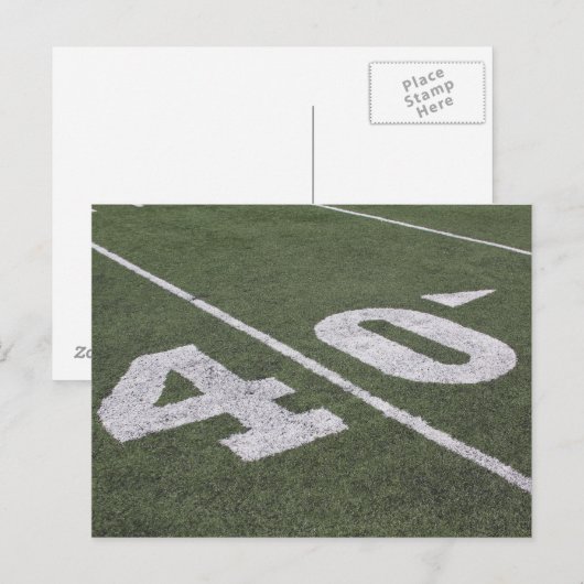 Carte postale de 40 lignes (Devant / Derrière)