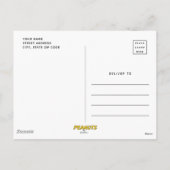 Carte postale de Baby Shower arc-en-ciel de Snoopy (Dos)