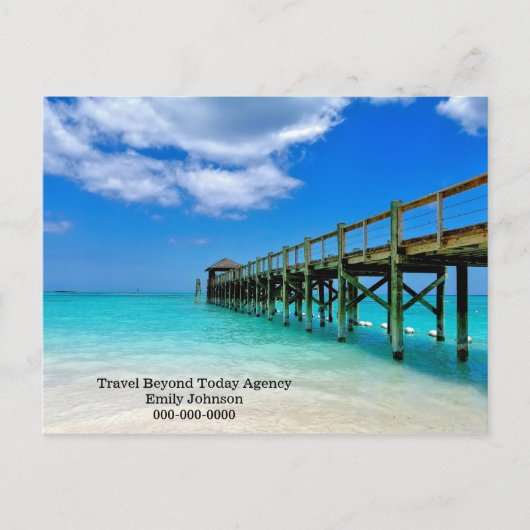 Carte postale de Bahama Pier Travel Agency (Devant)
