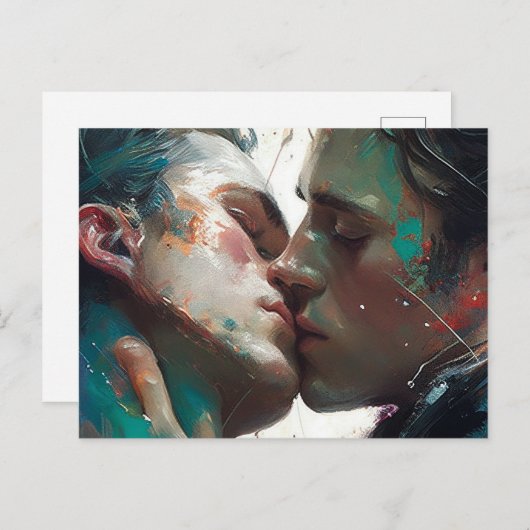 Carte postale de baiser (Devant / Derrière)