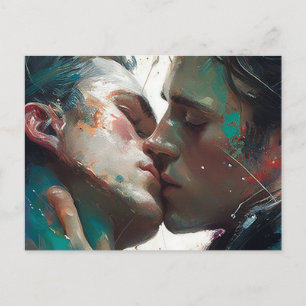 Carte postale de baiser