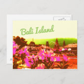 Carte postale de Bali Island (Devant / Derrière)