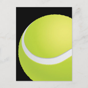 Carte postale de balle de tennis