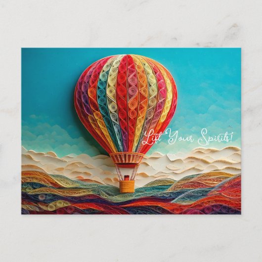 Carte postale de ballon à air chaud (Devant)