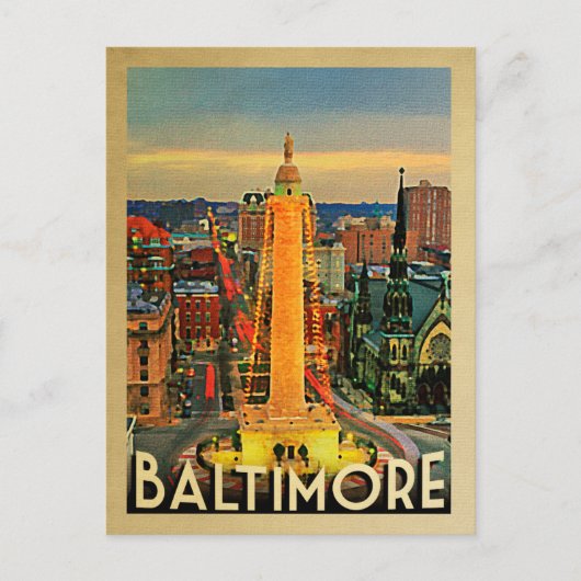 Carte postale de Baltimore (Devant)