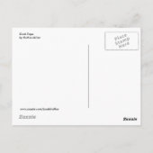 Carte postale de bande de canard (Dos)