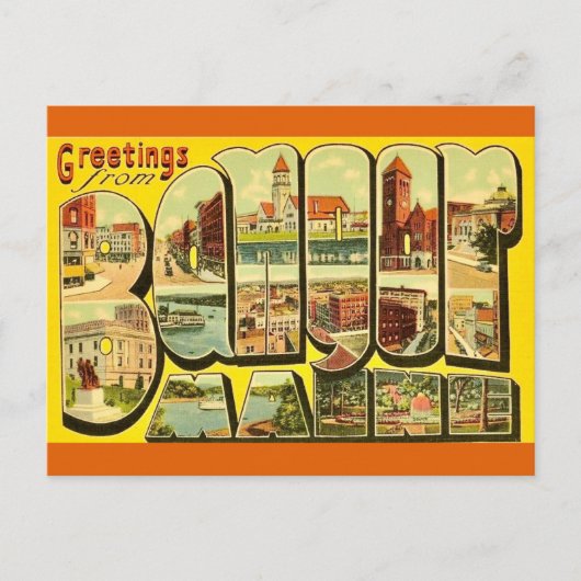 Carte postale de Bangor Maine (Devant)