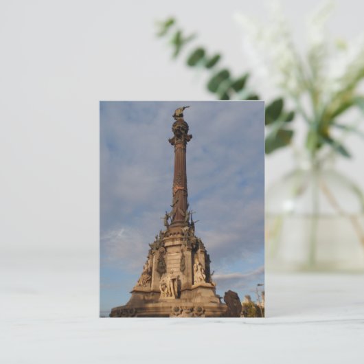 Carte postale de Barcelone (Debout devant)