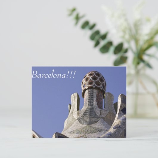 Carte postale de Barcelone.... (Debout devant)