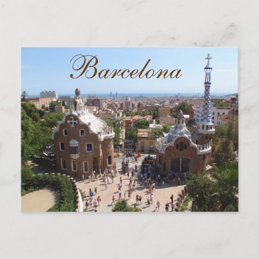 Carte postale de Barcelone (Devant)