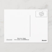 Carte postale de Barcelone, Espagne (Dos)