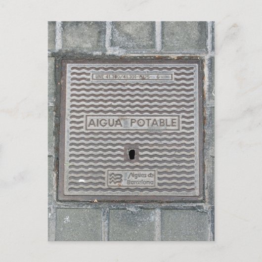 Carte postale de Barcelone, Espagne (Devant)