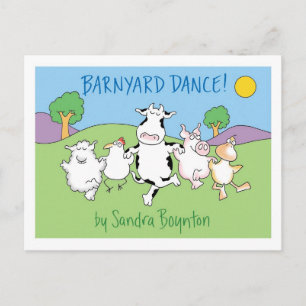 Carte postale de BARNYARD DANCE! par Sandra Boynto