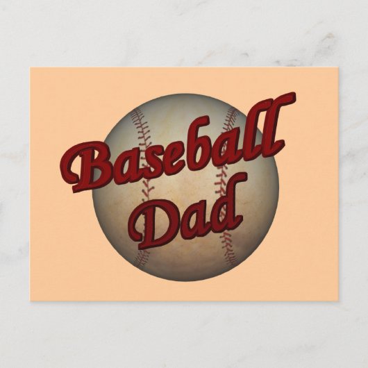Carte postale de baseball papa (Devant)
