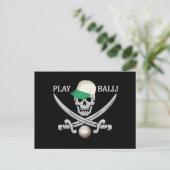 Carte postale de baseball Pirate (Debout devant)