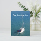 Carte postale de bateau (Debout devant)