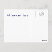 Carte postale de bateau (Dos)