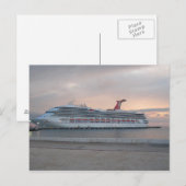 Carte postale de bateau de croisière (Devant / Derrière)