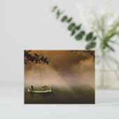 Carte postale de bateau oriental (Debout devant)