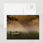 Carte postale de bateau oriental (Devant / Derrière)