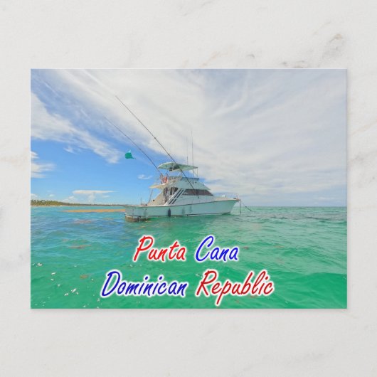 CARTE POSTALE DE BATEAU PUNTA CANA (Devant)