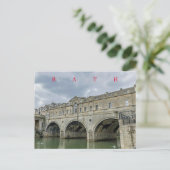 Carte postale de Bath Pulteney Bridge (Debout devant)