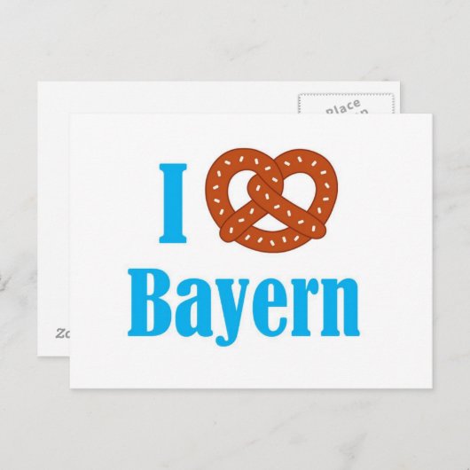 Carte postale de Bavière (Devant / Derrière)