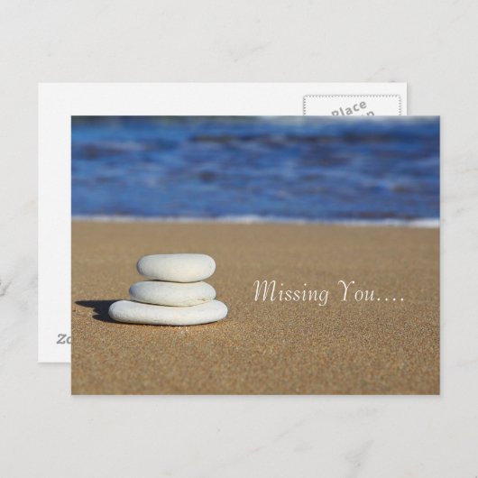 Carte postale de Beach Rocks (Devant / Derrière)