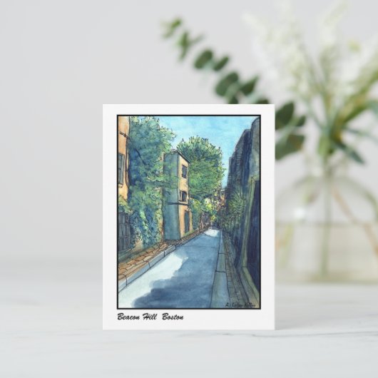 Carte postale de Beacon Hill (Debout devant)