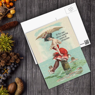 Carte postale de beauté de bain victorienne