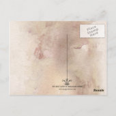 carte postale de beauté délicate (Dos)