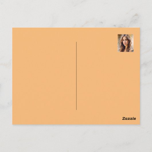 Carte postale de beauté florissante (Dos)