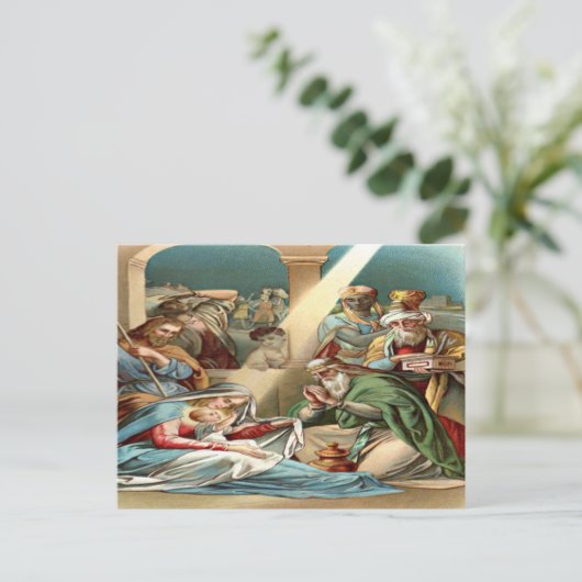 carte postale de bébé jésus (Debout devant)