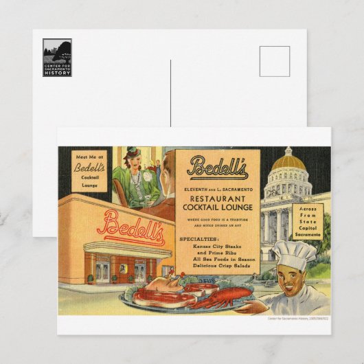 Carte postale de Bedell (Devant / Derrière)