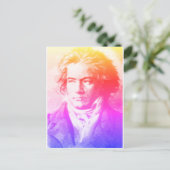 Carte postale de Beethoven en couleurs (Debout devant)